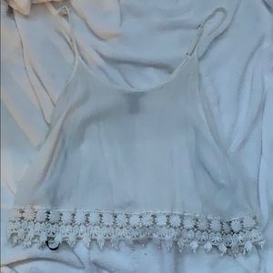 white forever 21 blouse